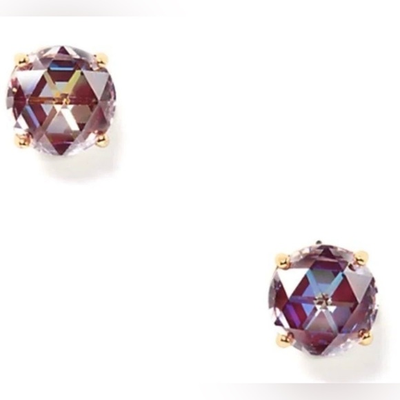 Kate Spade Bright Ideas Berry Purple Earrings NEW - Picture 7 of 8